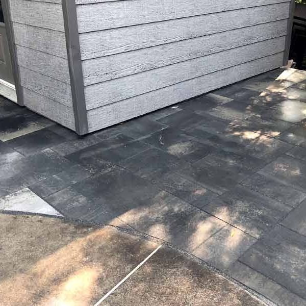 Groupes Exterra-trottoir-AMÉNAGEMENT COURS ARRIERE